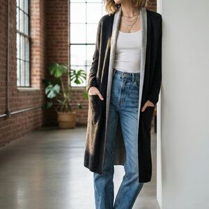 Babaton Soft Wool Long Cardigan